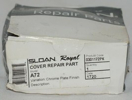 Genuine Sloan 0301172PK Repair Parts Variation Chrome Plate Finish image 1