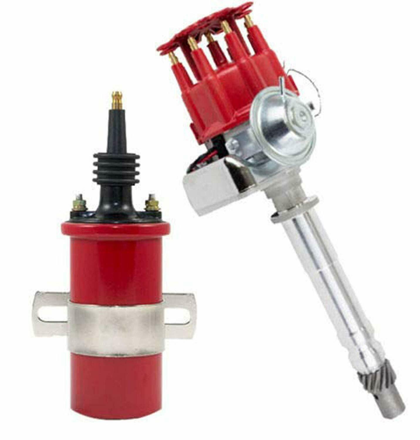 CHEVY SBC BBC ReadyToRun Small Cap R2R Distributor W/45K Volt Coil