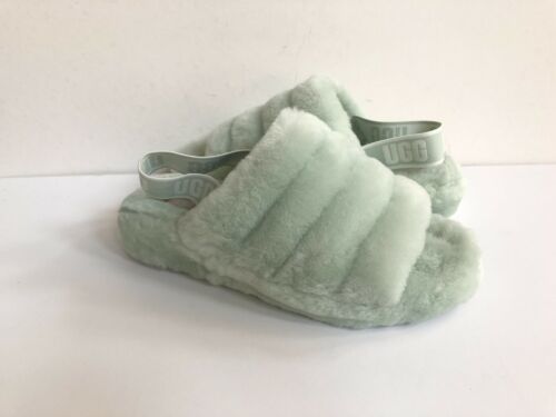 ugg fluff yeah slide retro mint