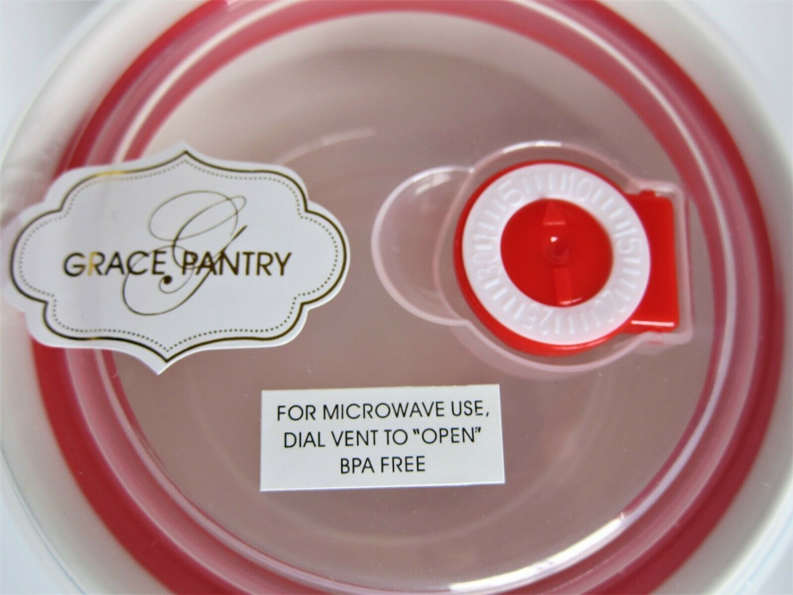 2x Grace Pantry Microwave Porcelain Soup Lunch NESTING BOWLS w LID