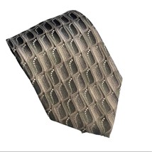 Pierre Cardin 100% Silk Geometric Design Neck Tie - $18.00