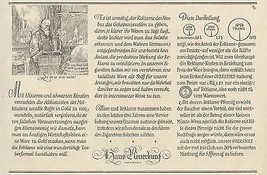 Y4729 Sigarette Haus Neuerburg - Illustrazione - Pubblicità d&#39;epoca - 19... - $6.59
