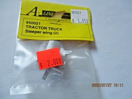 A-Line # 50021 Tractor Truck Sleeper Wing. 2 Pack. HO Scale image 3