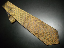 Jos A Bank Signature Collection Neck Tie Golds and Blues Hand Sewn in USA - $13.99