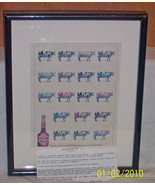 DeKuyper Buttershot&#39;s Butterscotch Schnapps cow Ad - $14.99