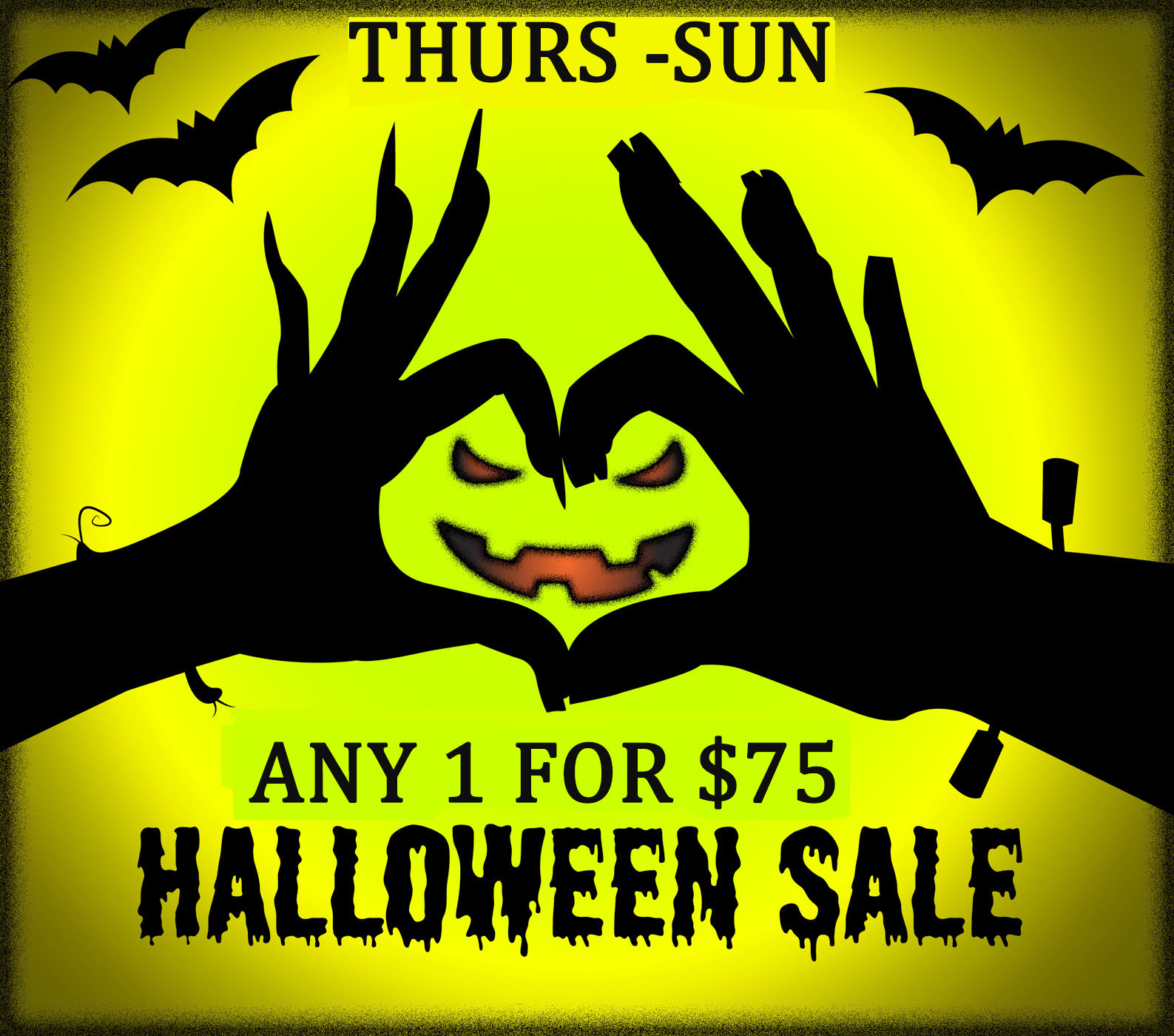 Primary image for THURS - SUN  HALLOWEEN FLASH SALE! PICK ANY 1 FOR $75  BEST OFFERS DISCOUNT
