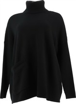 MarlaWynne Comfy Everywhere Sweater BLACK 1X NEW 717-338 - $38.59