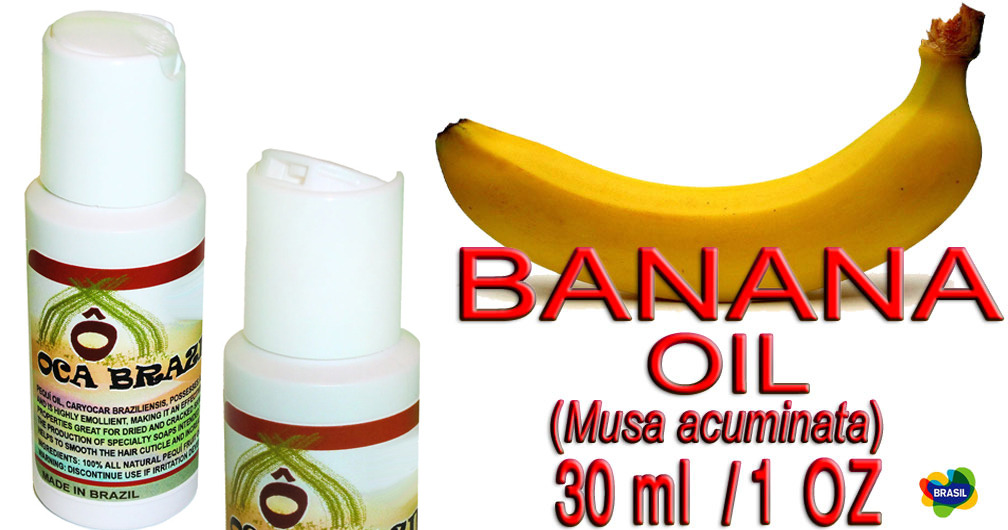 Banana Oil OcaBrazil Skin & Hair Care Organics Moisturizers