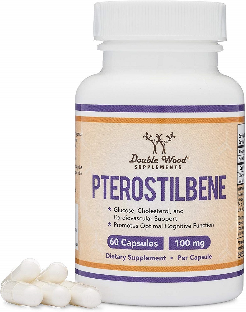Pterostilbene  (Third Party Tested) (Antioxidant, Anti Aging Support Supplement)