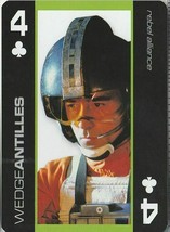 WEDGE ANTILLES 2011 STAR WARS HEROES 4 of CLUBS PLAYING CARD - $1.73