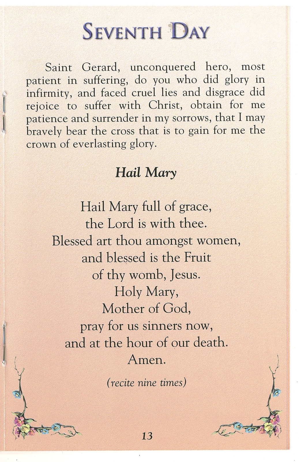 Saint Gerard Novena and Prayers