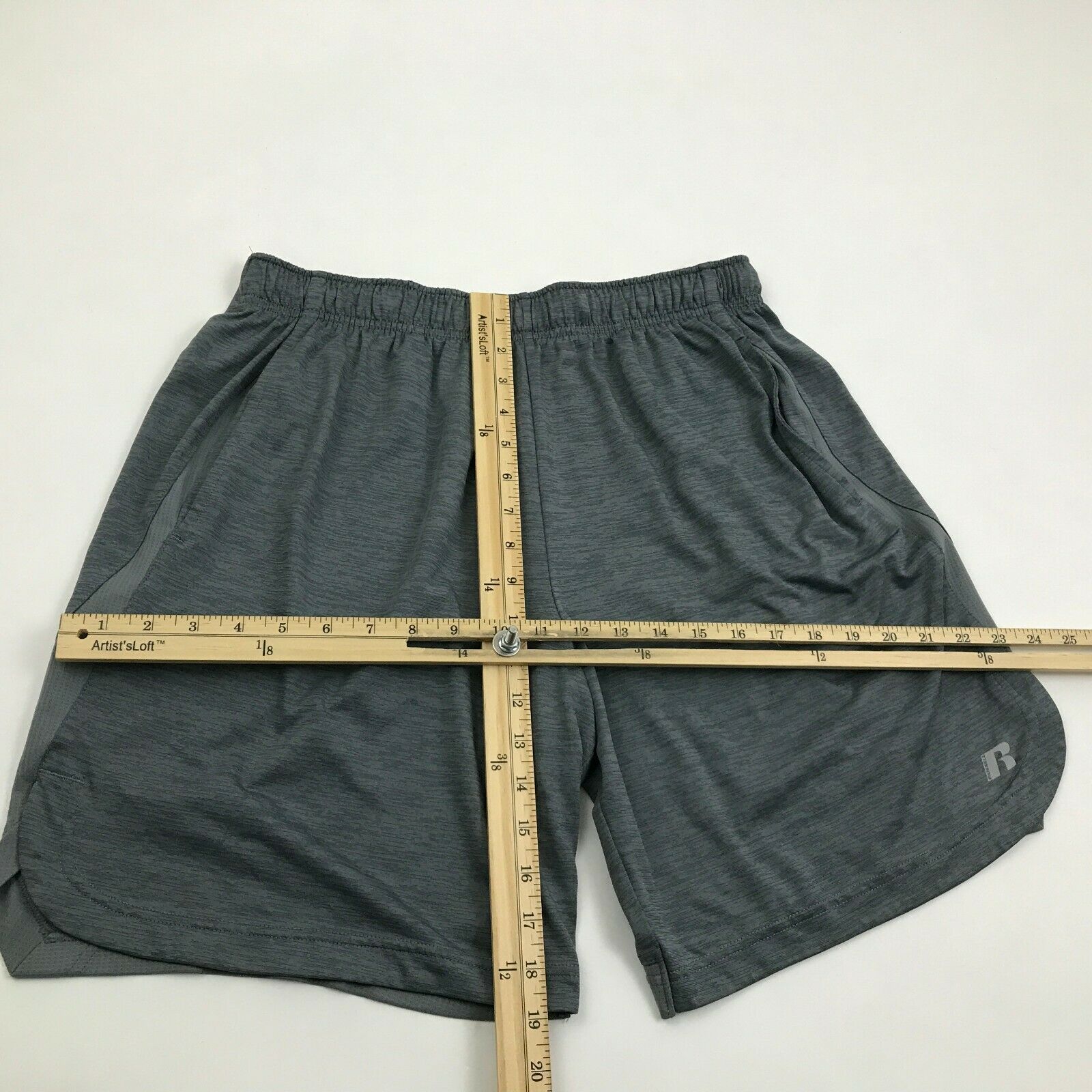 Russell Fresh Force Gym Shorts Size M Medium 32 - 34 Waist Men Gray ...