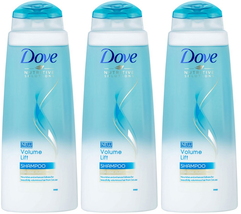 (3) DOVE NUTRITIVE Volume Lift Shampoo For Fine Flat Hair 13.52 Oz Discontinued - $29.69