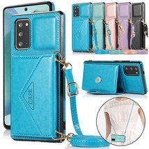 Leather Flip Back Cover Case For Samsung S21 Ultra/Note 20/S20 FE/A21s/A71 - $46.24