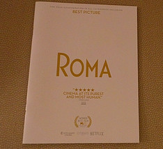 Roma Movie Promotional FYC 24 page Press Book &amp; Articles 2018  F - $22.99