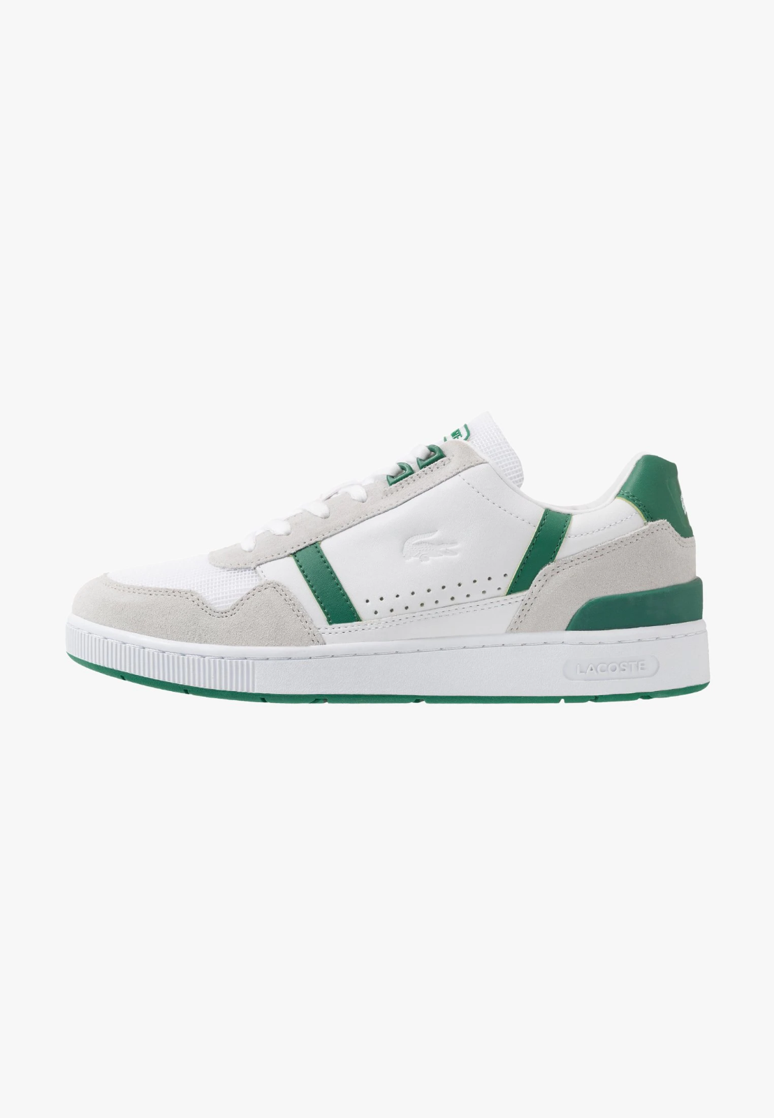 lacoste mens riberac leather trainers