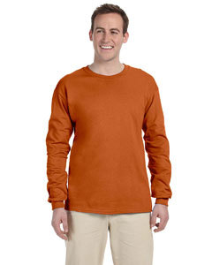 Size L  G 2400 Texas Orange Long sleeve  Gildan ultra cotton T-shirts
