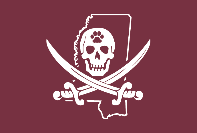NLU Northeast Louisiana University Maroon Throwback Logo Long Sleeve T-Shirt