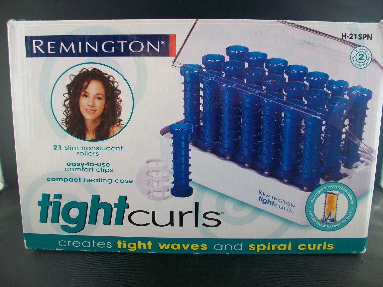 Remington Tight Curls Hot Rollers Curlers Pageant Cheer Spiral Curls