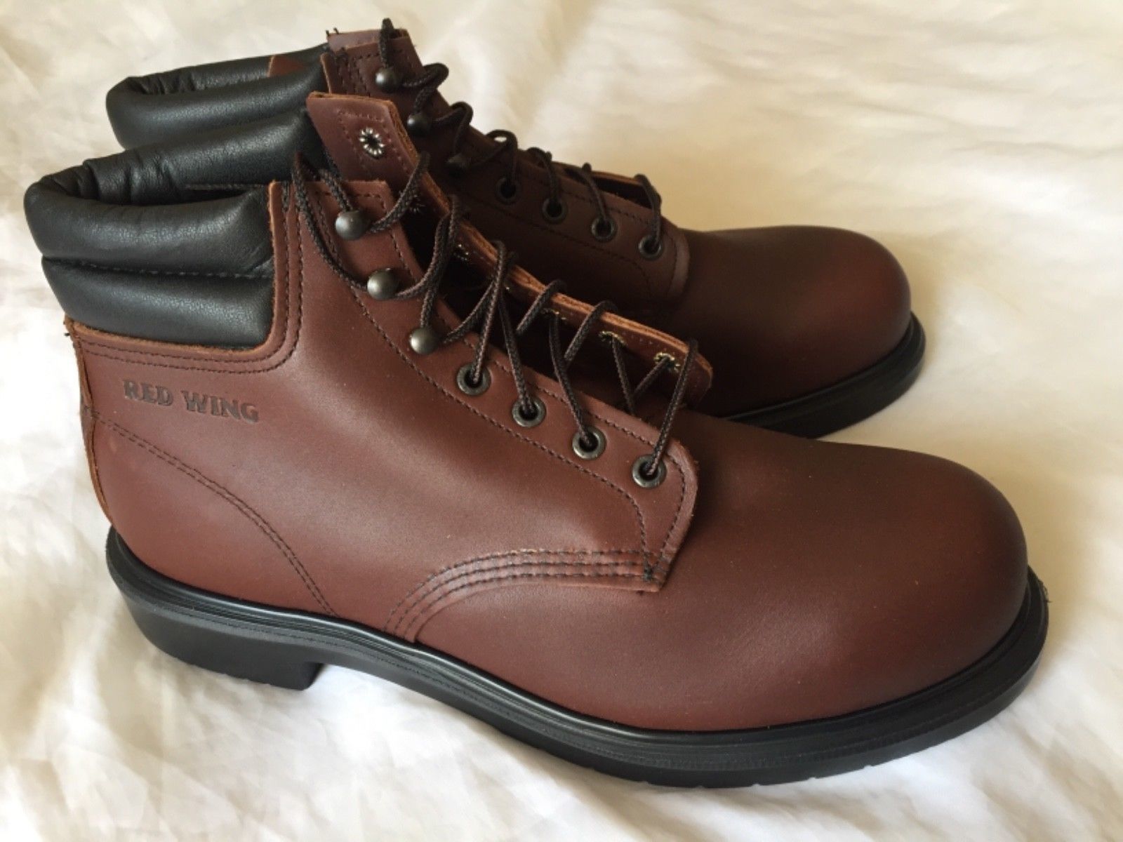 Red Wing 2245 Safety Boots Steel toe Made in USA Brand New Size 9 EE ...