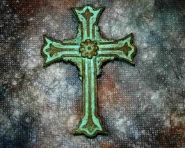 Vertigris Ornate Inspirational Cross Frig Magnet - $4.49