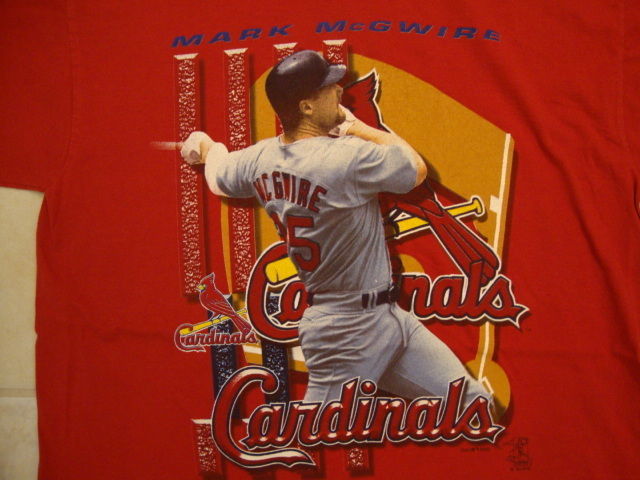 Vintage Starter Mark McGwire St Louis Cardinals Red Jersey Youth