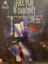 Be Puzzled Foul Play &amp; Cabernet Murder Mystery 1000 Piece Jigsaw Puzzle - $28.04