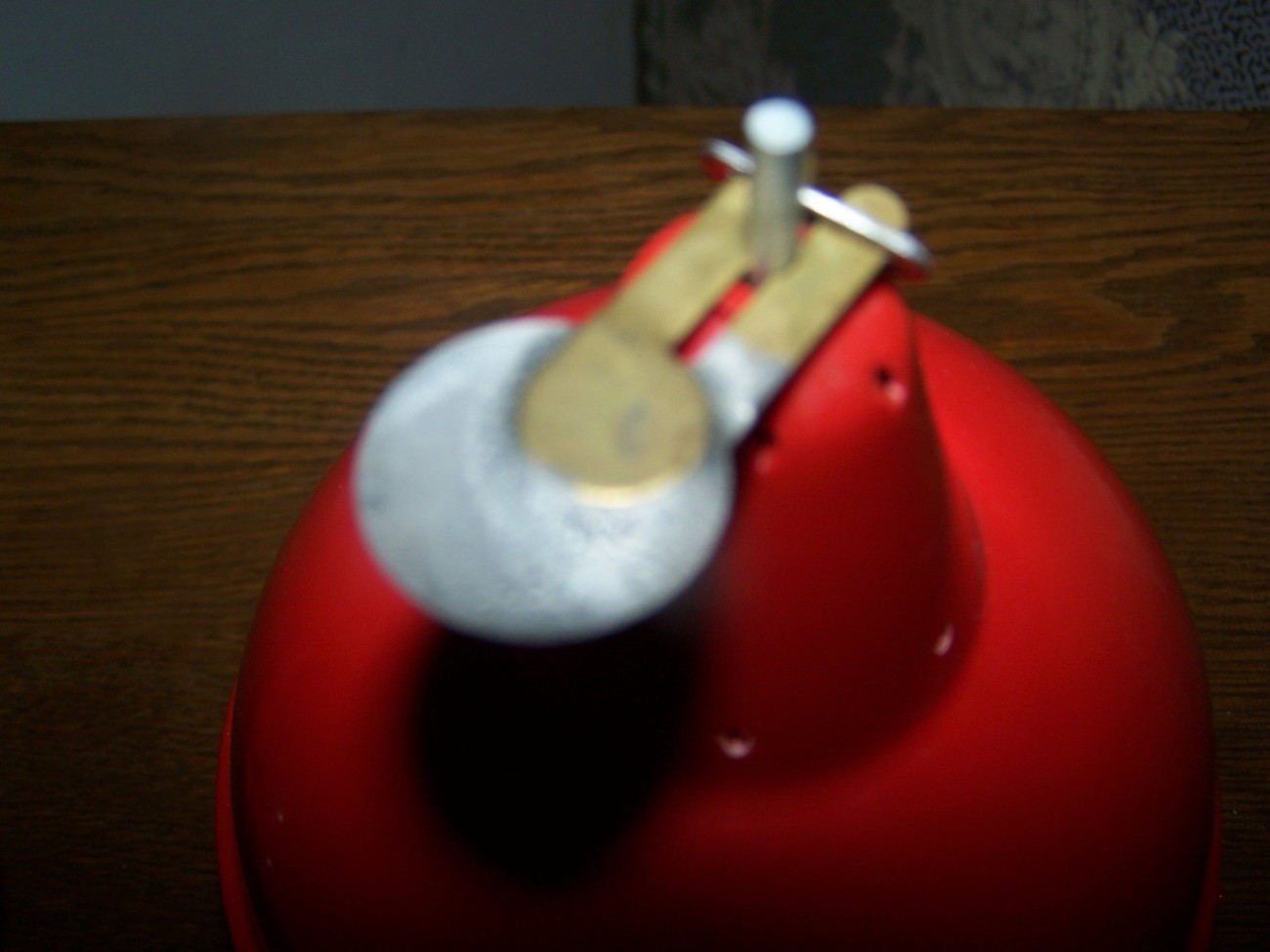 Red Comet Fire Grenade Filled W/CM7 Vintage Fire Extinguisher