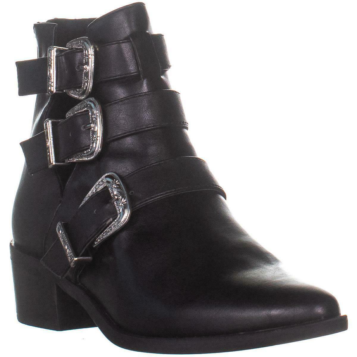 madden girl Cecilyy Pointed Toe Ankle Boots, Black Pari, 5.5 US - Boots