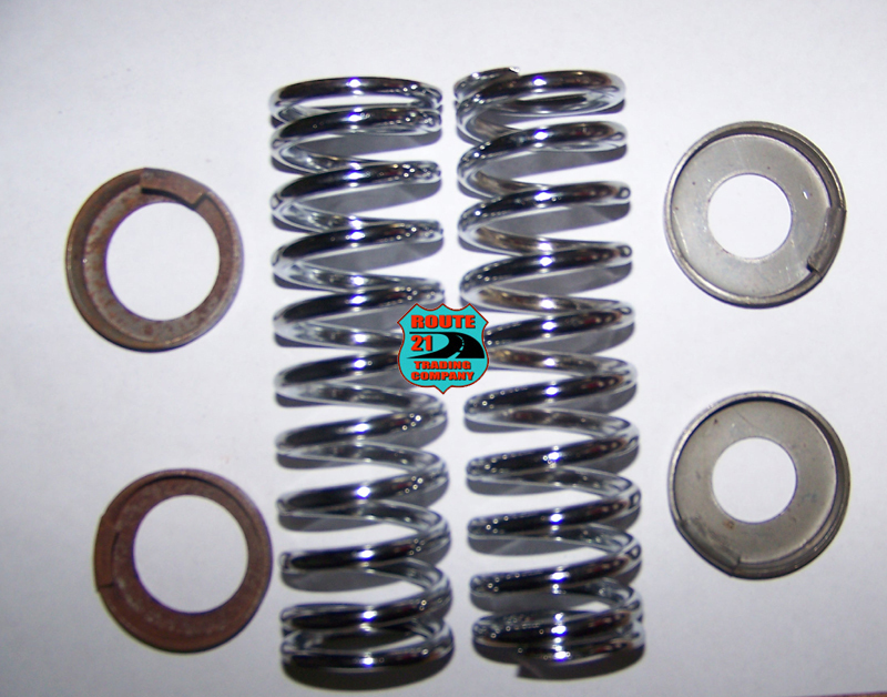 Universal mini bike fork spring set w/ mounting cup custom build or