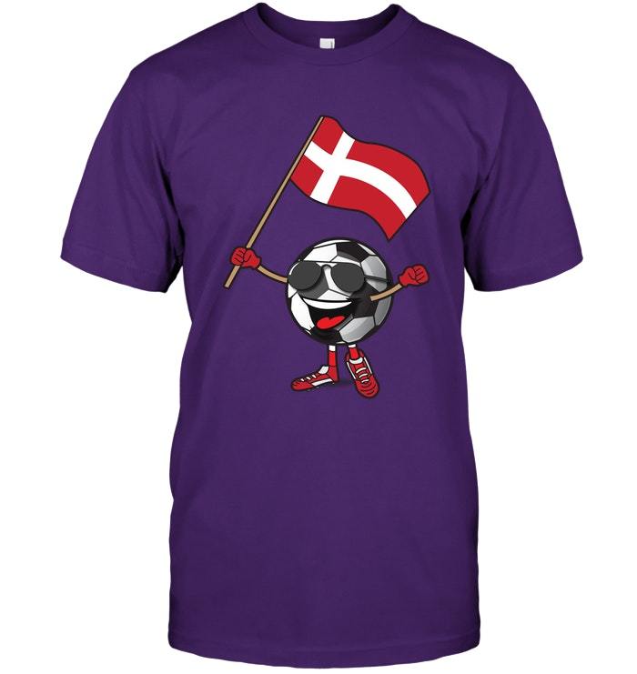 Denmark Soccer Fan Shirt For Kids Football And Flag TShirts, Tank Tops