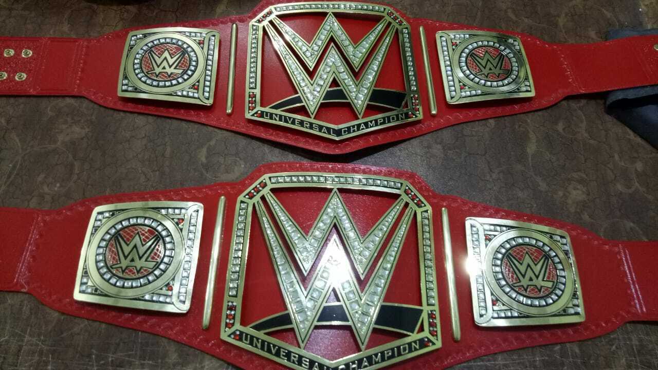 WWE Universal Championship Replica Title Belt Adult Size Red (Dual ...