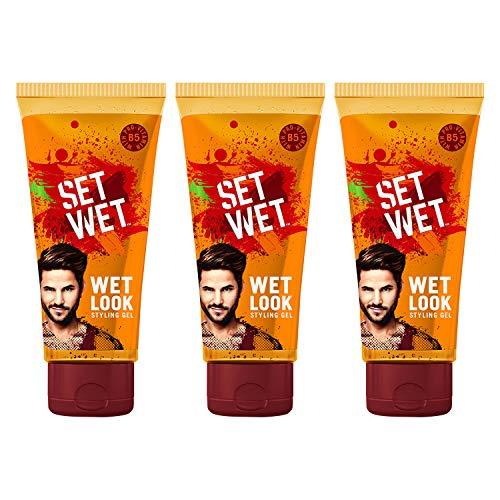 Set Wet Look Wet Hair Gel, 100ml (Pack of 3)