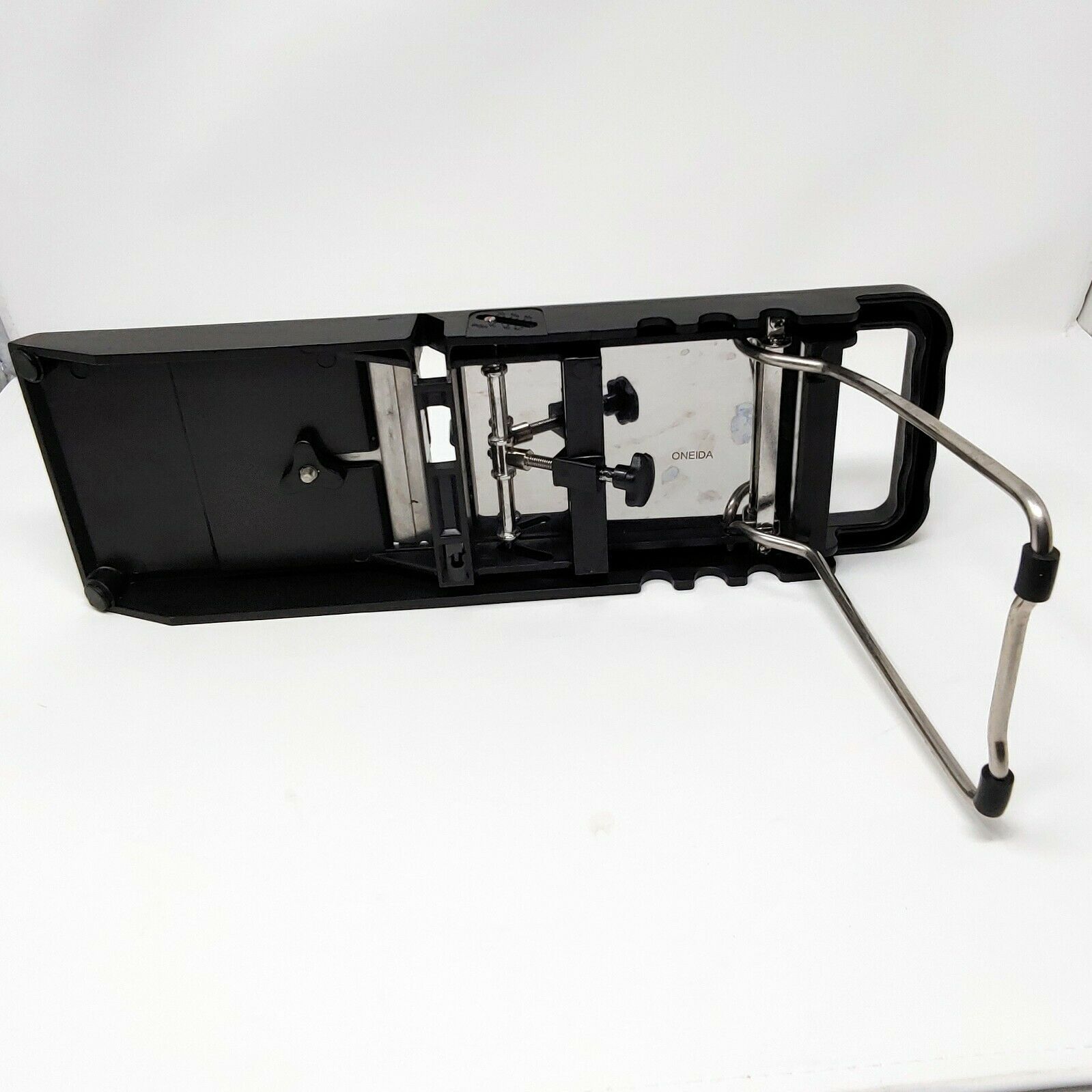 Oneida Polished Black Mandolin Interchangable Slicer Stainless Steel