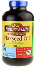 Nature Made Organic Flaxseed Oil 1,400 mg - Omega-3-6-9 for Heart (Pack of 1) - $139.42