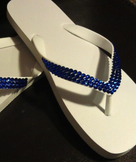 Custom Made Sparkle Swarovski Rhinestone Flip Flops ~ Wedding Style ...