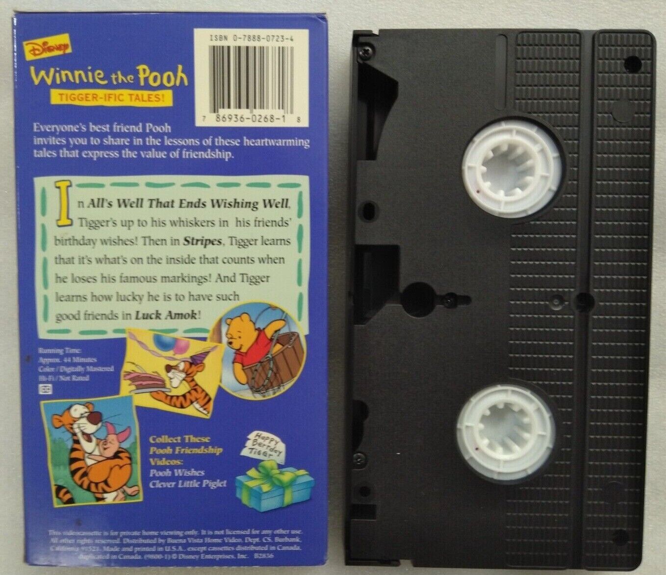 VHS Winnie the Pooh - Tigger-ific Tales (VHS, 1997, Walt Disney) - VHS ...