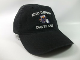 NSU Demon Davis Cup Adidas Hat Black Strapback Baseball Cap - $15.12