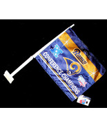 2001 St. Louis RAMS Football CONFERENCE CHAMPS Auto Car Truck Window FLA... - $17.99