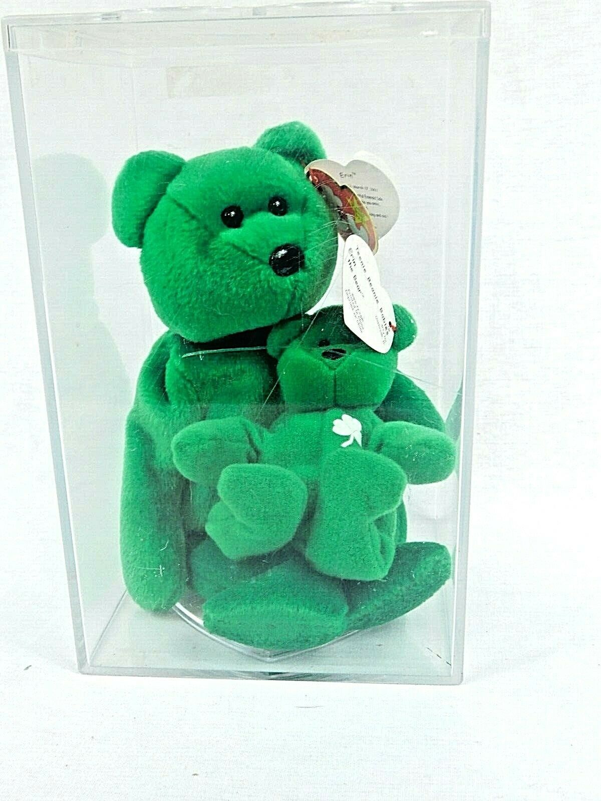 RARE TY Teenie Beanie Baby Mini ERIN the Bear 1997 & Original Erin