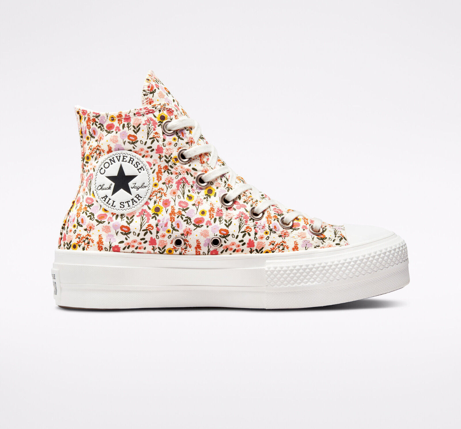 Converse Chuck Taylor All Star Lift Platform Florals Designed in Italy Shoes