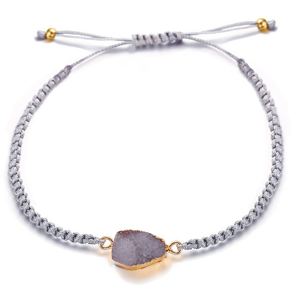 ZARD Amethyst Natural Gemstone and Baroque Pearl Beaded Balance Bracelet