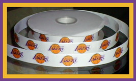 Los Angeles Lakers Inspired Grosgrain Ribbon - $7.90