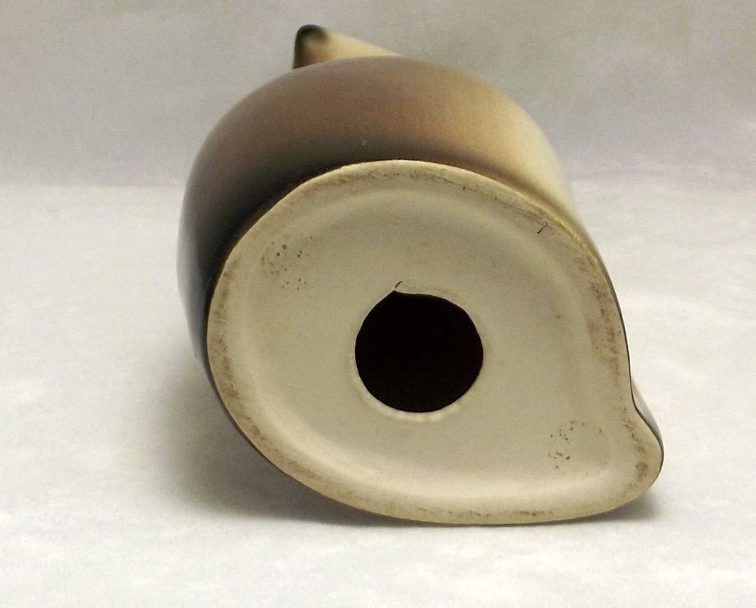 Roselane California mid century modern abstract porcelain cat figurine