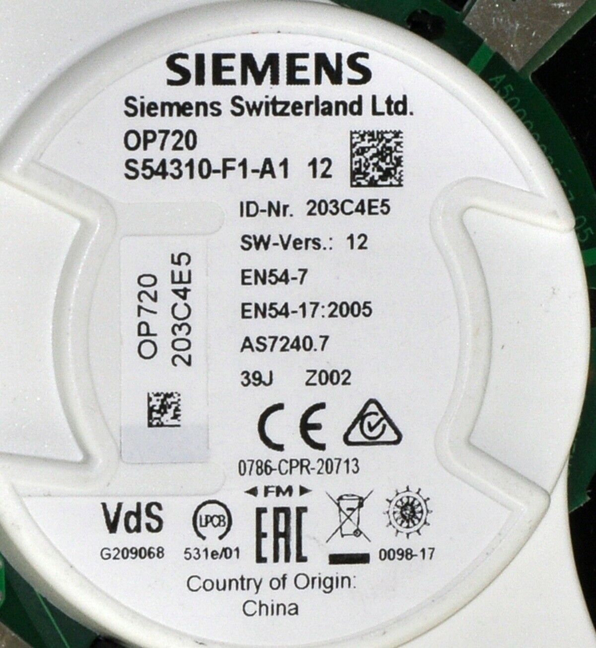 Датчик siemens op720