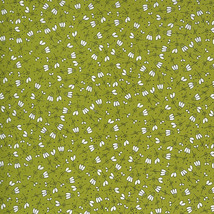 Moda Spring Chicken 55522 23 Green Floral Sweetwater Quilt Fabric - $5.95