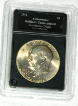 1976 D 40% Silver Eisenhower Ike Dollar $1 BU Brilliant Uncirculated / I... - $17.56