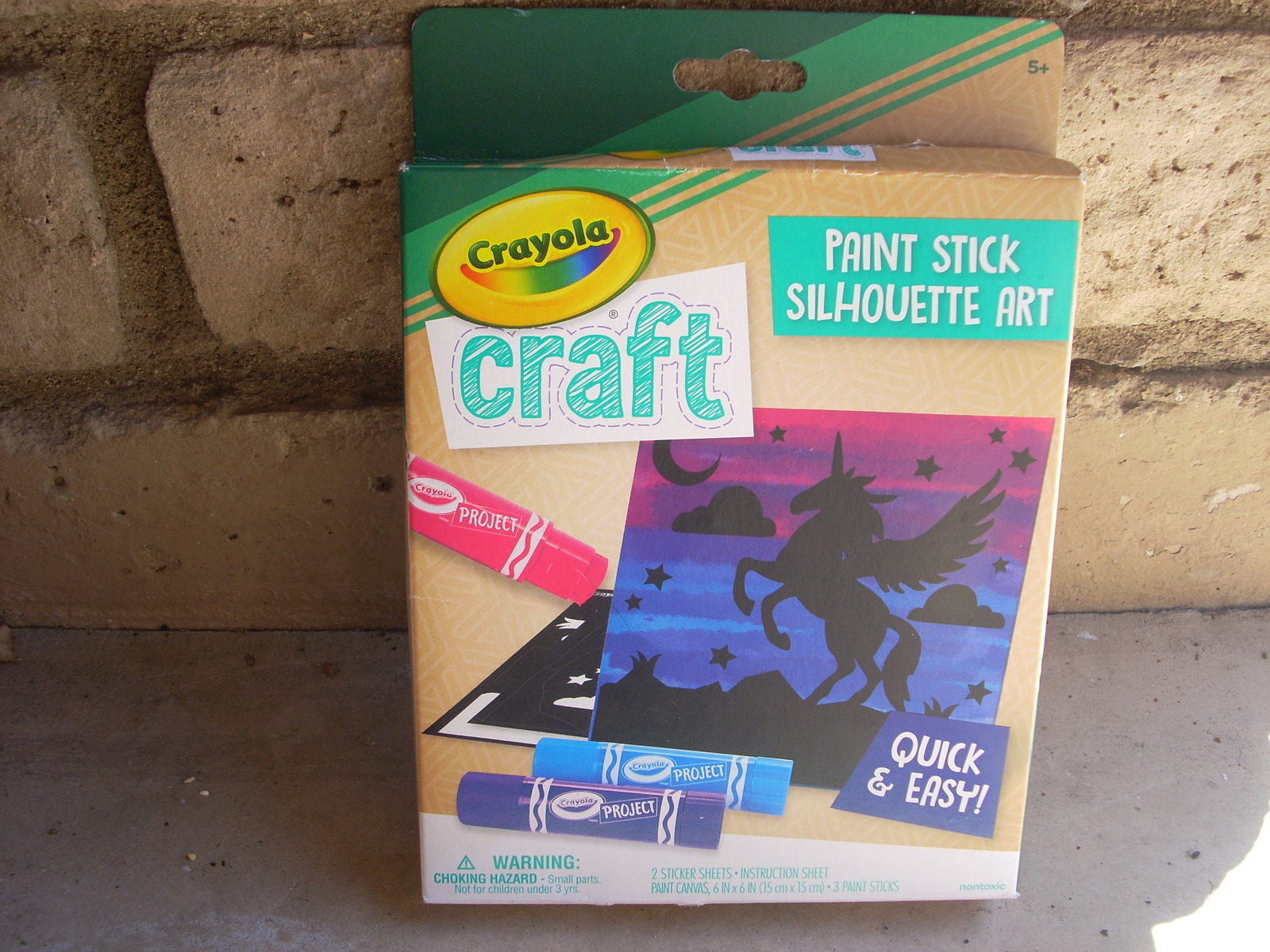 Crayola craft 3 paint sticks silhouette art and similar items