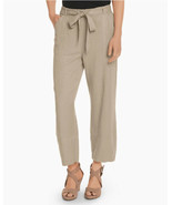 Eileen Fisher Women&#39;s Tencel Linen Lantern Ankle Pant Size XS Khaki Pull... - $126.07