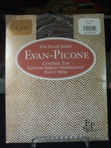 Evan-Picone Silkee Sheer Control Top Sandalfoot Platinum Pantyhose - Siz... - $9.99